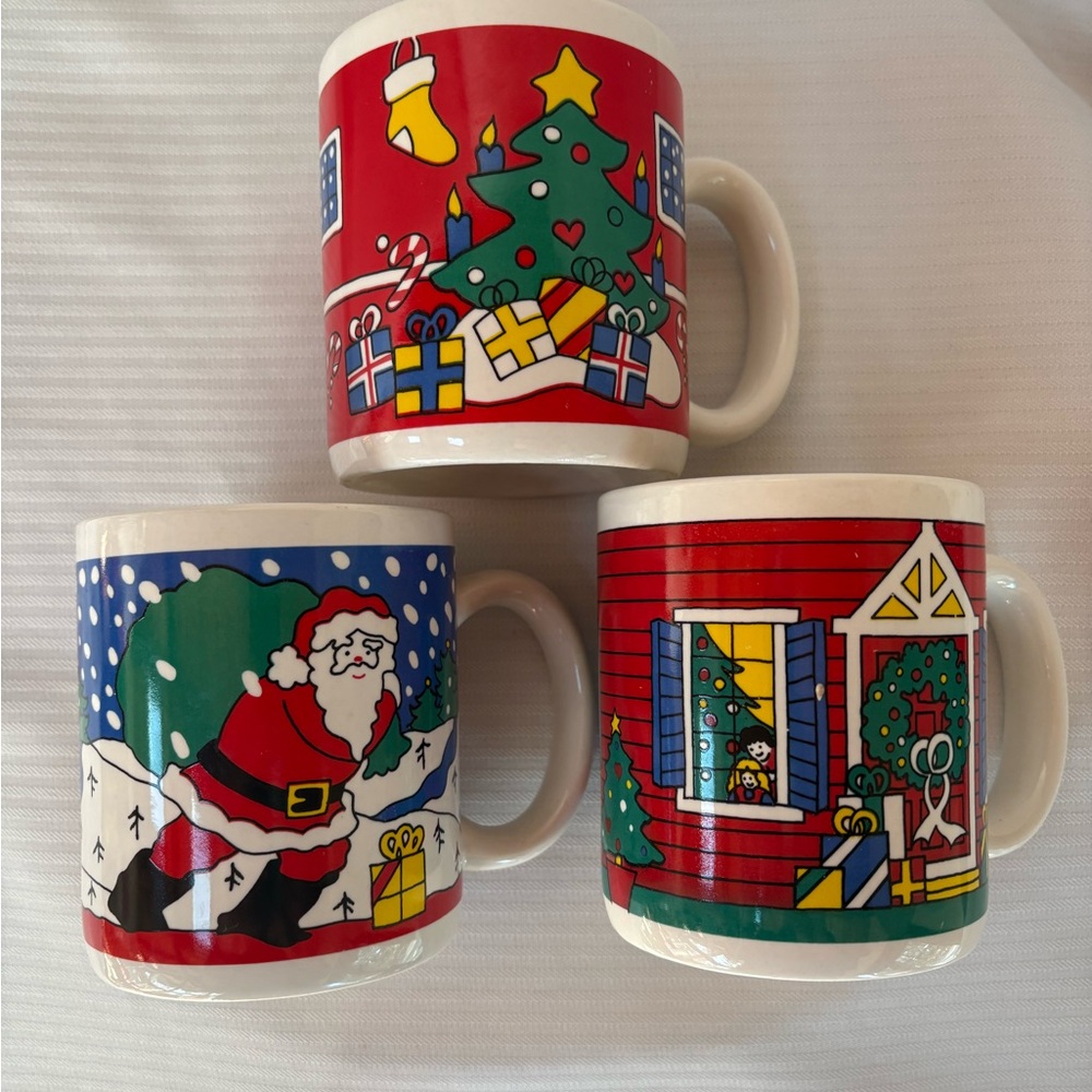3-Christmas Mugs